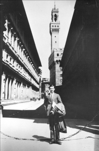 Wallenberg Firenzében 1930-ban, az érettségi után