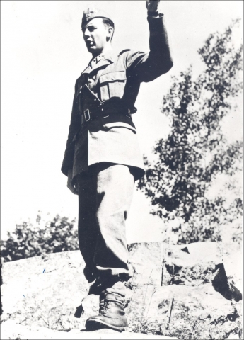 Wallenberg mint kiképzőtiszt a hadseregnél