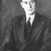 Portré Wallenbergről, Dombrovszky festette Budapesten, 1944-ben